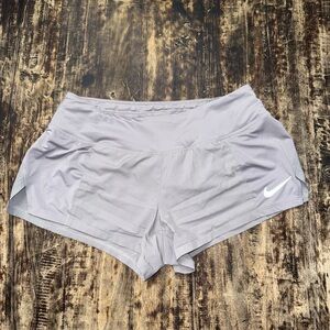 Nike Gray Athletic Shorts Moisture-Wicking Lightweight